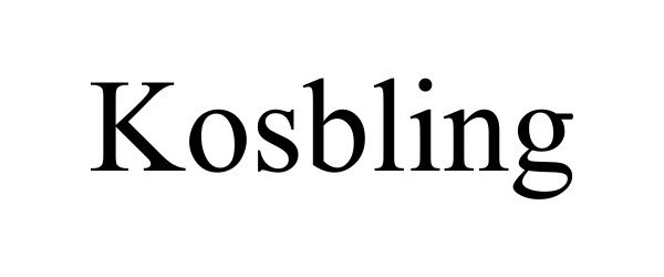 Trademark Logo KOSBLING