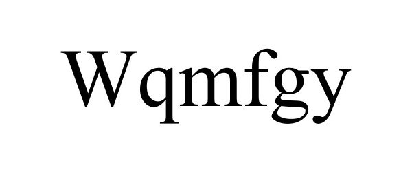 Trademark Logo WQMFGY
