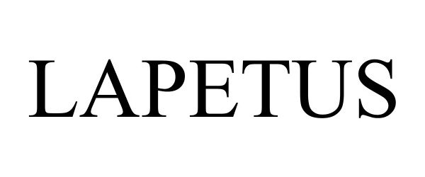 Trademark Logo LAPETUS