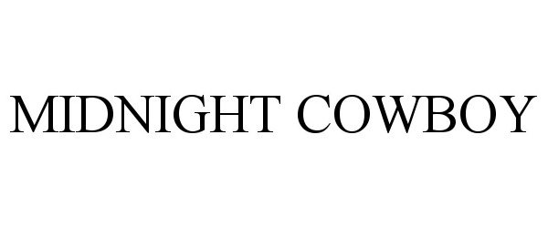 Trademark Logo MIDNIGHT COWBOY