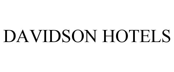 DAVIDSON HOTELS