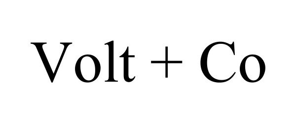 Trademark Logo VOLT + CO