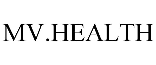 Trademark Logo MV.HEALTH