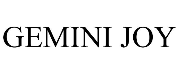 Trademark Logo GEMINI JOY