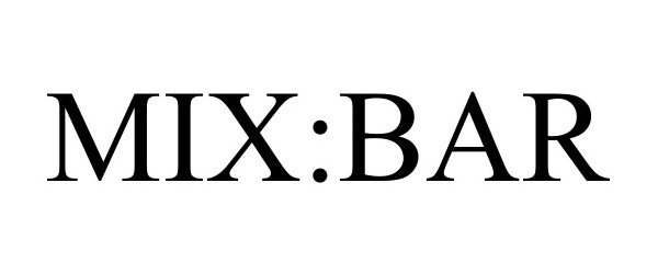 Trademark Logo MIX:BAR