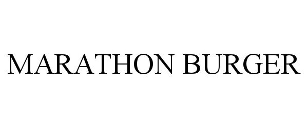 Trademark Logo MARATHON BURGER