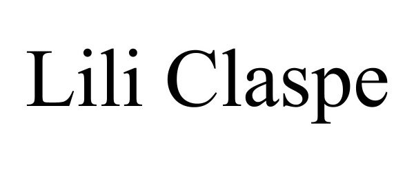 Trademark Logo LILI CLASPE