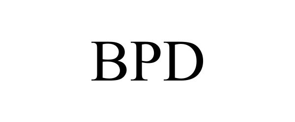 Trademark Logo BPD