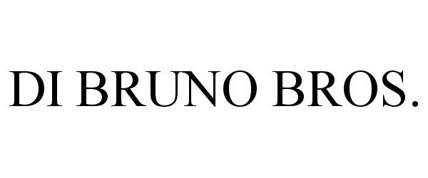 Trademark Logo DI BRUNO BROS.