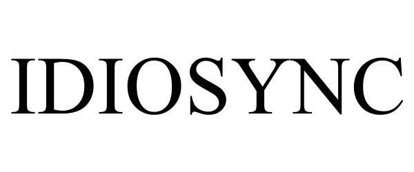 Trademark Logo IDIOSYNC