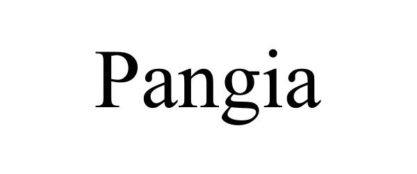 Trademark Logo PANGIA