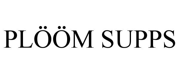 Trademark Logo PLÃÃM SUPPS