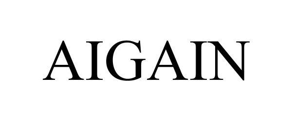 Trademark Logo AIGAIN