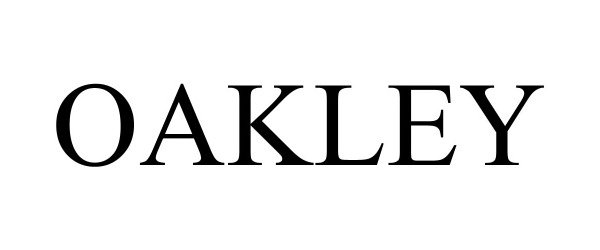 Trademark Logo OAKLEY