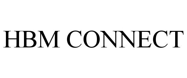Trademark Logo HBM CONNECT