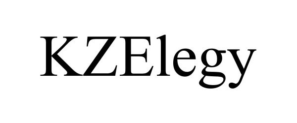 Trademark Logo KZELEGY