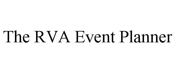 THE RVA EVENT PLANNER