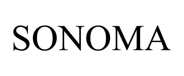 Trademark Logo SONOMA