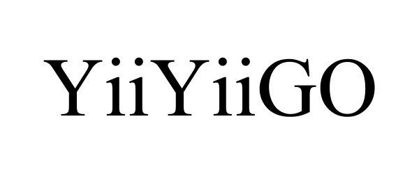Trademark Logo YIIYIIGO