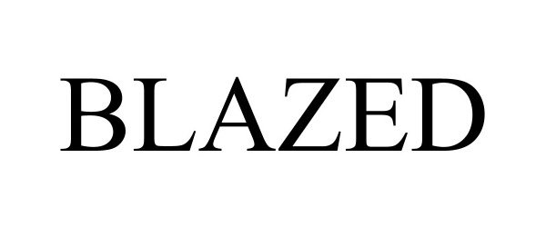 Trademark Logo BLAZED