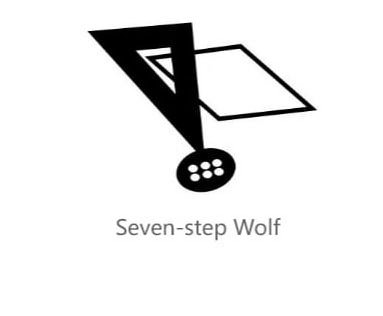 Trademark Logo SEVEN-STEP WOLF