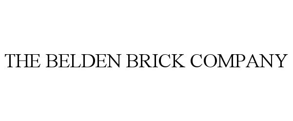 Trademark Logo THE BELDEN BRICK COMPANY