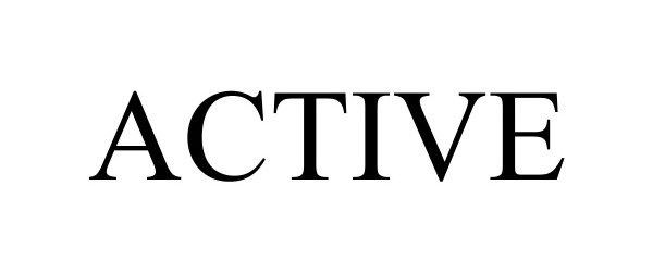 Trademark Logo ACTIVE
