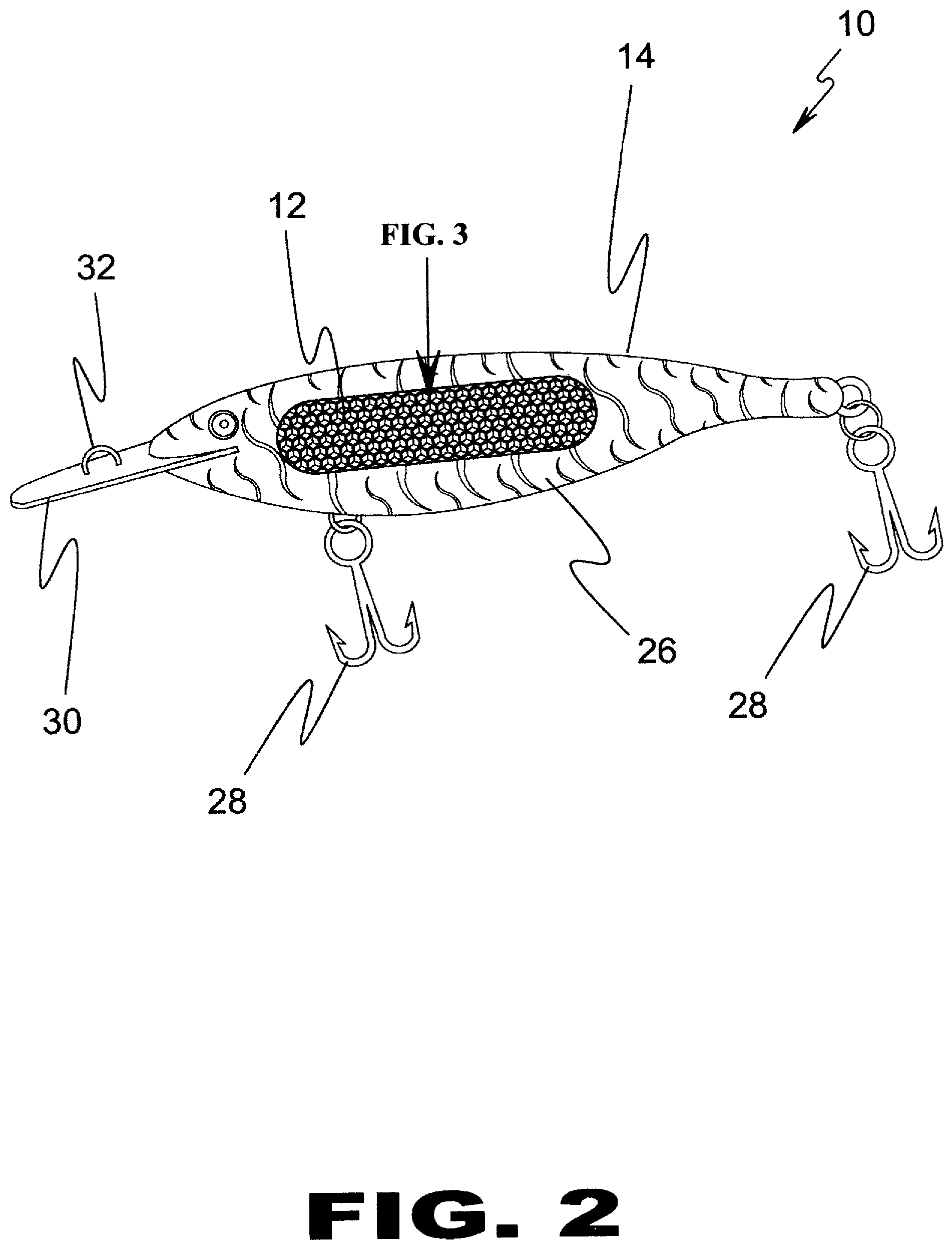 Inside corner cubic surface reflector fishing lure Patent Grant Flasco  February 23, 2 [Flasco; Ray D.]
