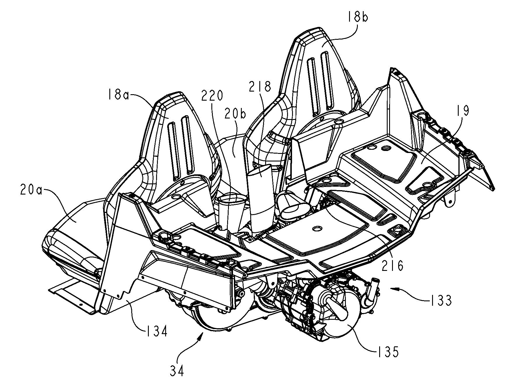 Side-by-side ATV Patent Grant Deckard , et al. February 23, 2 [Polaris ...