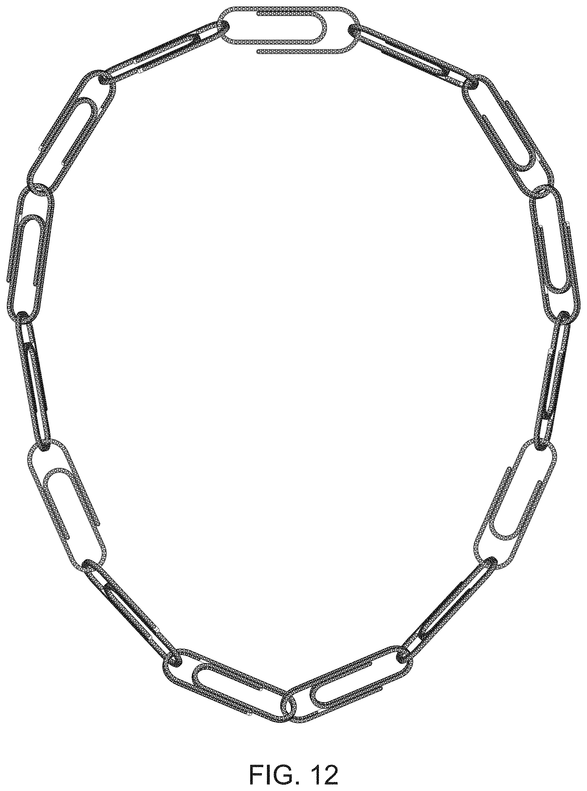 virgil abloh paperclip necklace